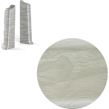 AP31 koncovka L+P k soklové liště NG62, PVC cottage, 62 mm, 1 pár