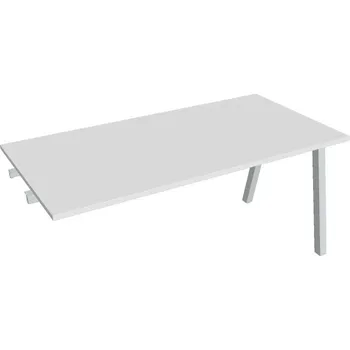 Kancelářský vozík HOBIS přídavný jednací stůl rovný - UJ A 1600 R, bílá + doprava zdarma