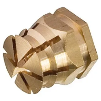 Kuchyňská pracovní deska Häfele Rozpěrná matice pro kompaktní desku M6 / mosaz - 20 ks M6 9 mm