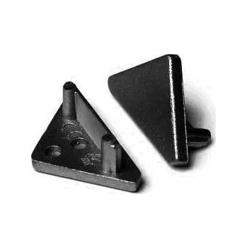 LED páska Wireli Sada koncovek k profilu CABI12 / Pár Šedá