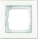 Busch-axcent 2CKA001754A4437 Rámeček jednonásobný, bílé sklo, ABB