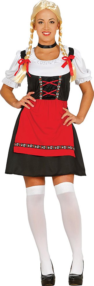 Guirca Dámské tradiční bavorské šaty Dirndl Velikost: 38 - 40 (M)