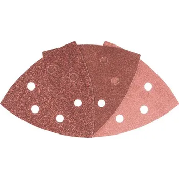 Brusný papír Brusný papír pro delta brusky Bosch 105 x 105 x 105 mm, zrnitost 60/120/240, děrovaný, 6 ks
