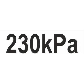 Tlak v pneumatikách 230 kPa samolepící vinylová fólie 80x25 m