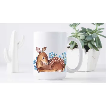 ePiPí Velký keramický hrnek 450 ml - Srneček