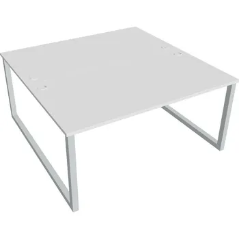 Kancelářský vozík HOBIS kancelářský stůl zdvojený - USD O 1600, bílá + doprava zdarma