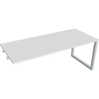 Kancelářský vozík HOBIS přídavný jednací stůl rovný - UJ O 1800 R, bílá + doprava zdarma