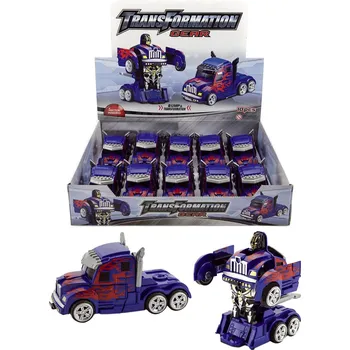 Hračka Teddies auto-robot kamion Transformer 14cm na setrvačník