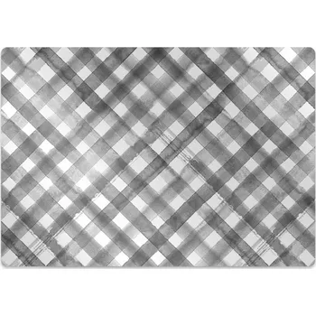 Podložka pod nábytek Podložka pod kancelářskou židli šedá mřížka