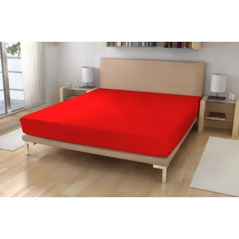 Prostěradlo Zaspi.cz Froté prostěradlo Barva: 26 - Červená, Zvolte rozměr:: 60 × 120 cm