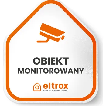 samolepka OEM Monitorovaný objekt nálepka malá Eltrox
