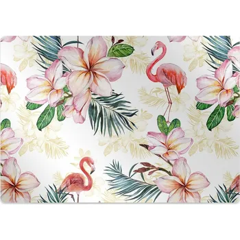 Podložka pod nábytek Podložka pod židli Plameňáci v květech