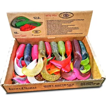 Nástraha Iron Claw nástraha Curly one 12cm Wild Mix 10ks