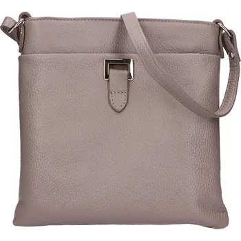 Kabelka Dámská kožená crossbody kabelka Italia Gotta - šedá