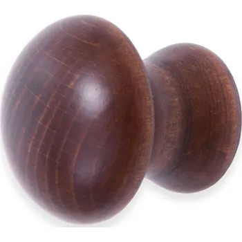 Nábytkové kování Knopek Jokl č.10 dřevěný - tmavý matný