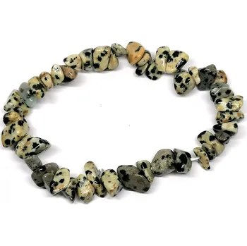 Náramek Jaspis dalmatin sekaný náramek