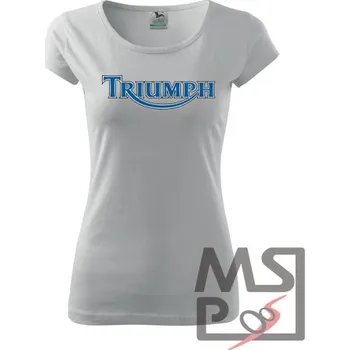 Dámské tričko Dámské Triko s moto motivem 76 Triumph