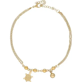 Náramek Doria Náramek na nohu s želvou z oceli (G495)