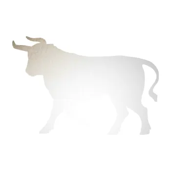 Samolepící dekorace SAMOLEPKA Býk 011 levá (82 - odrazková reflexní bílá) NA AUTO, NÁLEPKA, FÓLIE, POLEP, TUNING, VLASTNÍ TEXT, TISK, AUTOSAMOLEPKY.cz, POLEPY, OBRÁZEK, LOGO, SAMOLEPKY