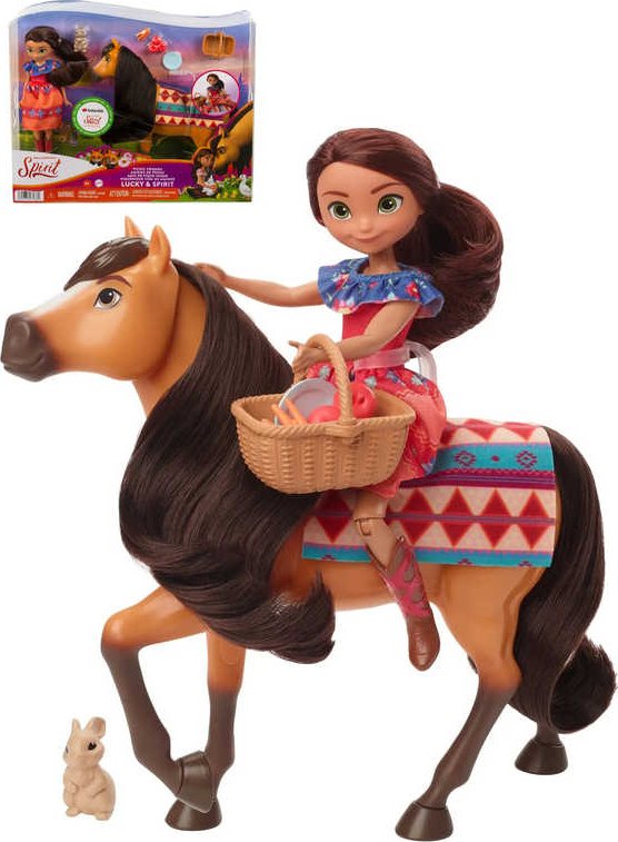 Spirit L'indomptable - Coffret Centre Équestre Deluxe, Poupée