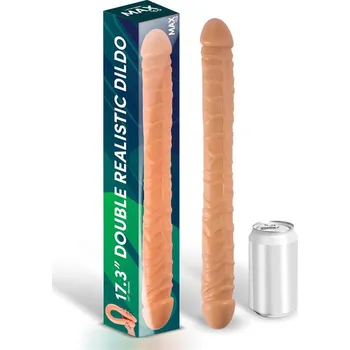 Dildo Max & Co Trent Double Realistic Dildo 17,3" 44cm Flesh