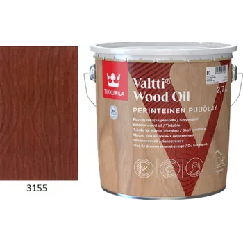 Olej na dřevo Tikkurila Valtti Wood Oil - PUUÖLJY - 2,7L - 3155 + dárek k objednávce nad 1000Kč