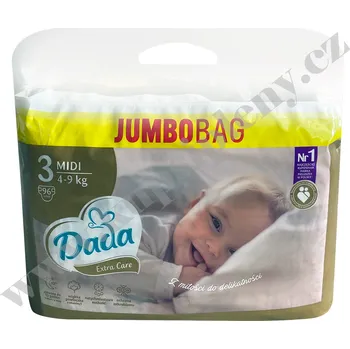 Plena Dada Extra care bag vel. 3 - 96 ks (4-9 kg)