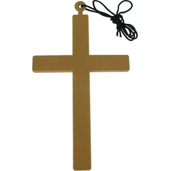 Karnevalový doplněk Godan Plastový kříž na 22 cm