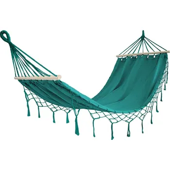 Houpací síť Houpací síť MILOS 200 x 100 cm - zelená