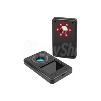 Bezpečnostní detektor Kapesní detektor skrytých kamer RF Cam s LCD displejem pro ochranu soukromí v každé situaci Spy Shop Sleva 284 Kč