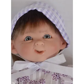 Panenka Gnomita ve fialovém od firmy Lamagik ze Španělska (španělský šklebík - 18 cm)