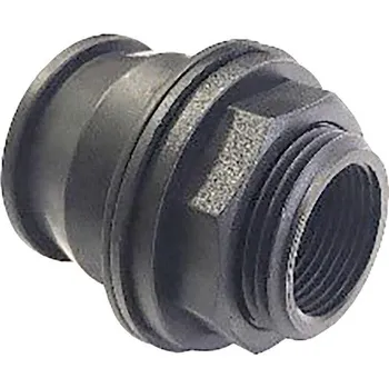 Instalatérský materiál Průchodka s vnitřním závitem a těsněním 1" x 3/4" plastová