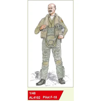 Plastikový model Plusmodel 1/48 Pilot F-18 Hornet (1 fig.)