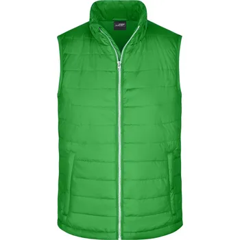 Pánská vesta Daiber Pánská lehká prošívaná vesta JN1136 Barva: Zelená, Velikost: M