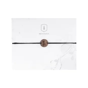 Náramek Jemný náramek Sitting Fox Wooden Bracelet s možností vrácení do 30 dnů - BR12