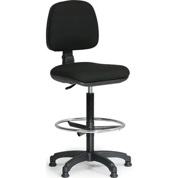 Kancelářská židle s opěrným kruhem KZ 9605-černá/KP