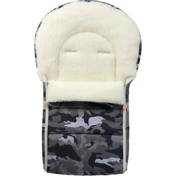 Fusak Dětský fusak s ovčí vlnou sportovní 4 maskáč