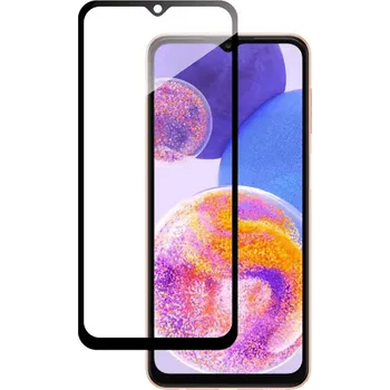 Picasee 3D ochranné tvrzené sklo s rámečkem pro Samsung Galaxy A23 A235F 4G - černé