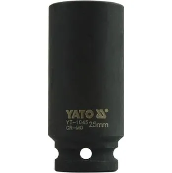 Gola hlavice Hlavice rázová 1/2" - 25mm černá prodloužená IMPACT YATO