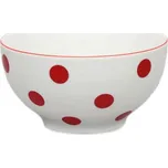 Miska d14,5cm polév.červ.puntík-1.jak.THUN,porcelán