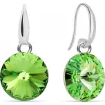 Náušnice Rivoli se Swarovski Elements Candy KW112212PE Peridot 10 mm