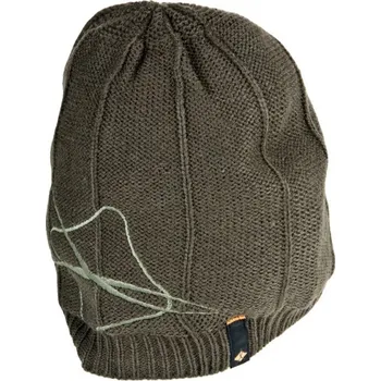 Rybářské oblečení Chub zimní čepice pletená Rib Beanie hnědá