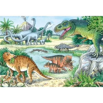 Puzzle Ravensburger Dinosauři 2x 24 dílků