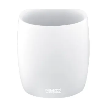 Držák na kartáček Bílý pohárek na zubní kartáčky AVA NIMCO AVA AV 15058-05 Nimco