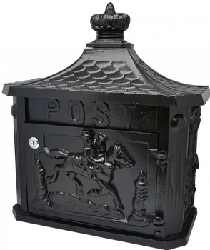 Poštovní schránka Poštovní schránka kovaná 445 x 395 x 170 mm černá