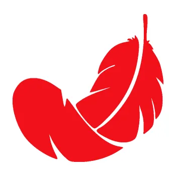 Samolepící dekorace SAMOLEPKA Peříčko 008 levá (10 - červená) NA AUTO, NÁLEPKA, FÓLIE, POLEP, TUNING, VLASTNÍ TEXT, TISK, AUTOSAMOLEPKY.cz, POLEPY, OBRÁZEK, LOGO, SAMOLEPKY