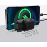 25W EU adaptér / nabíječka JOYROOM - USB-C Power Delivery - černý