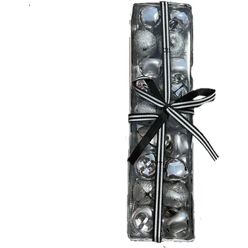 Velikonoční dekorace Vanoční rolničky - stříbrné