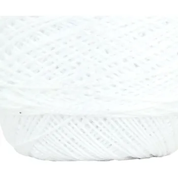 Příze Níťárna Česká třebová Příze vyšívací Perlovka Barva :: 0010 - bílá