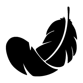 Samolepící dekorace SAMOLEPKA Peříčko 008 levá (01 - černá) NA AUTO, NÁLEPKA, FÓLIE, POLEP, TUNING, VLASTNÍ TEXT, TISK, AUTOSAMOLEPKY.cz, POLEPY, OBRÁZEK, LOGO, SAMOLEPKY